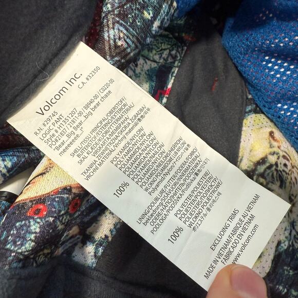 Volcom Women's Logic Snow Pants Bright Coral Large - Picture 11 of 11